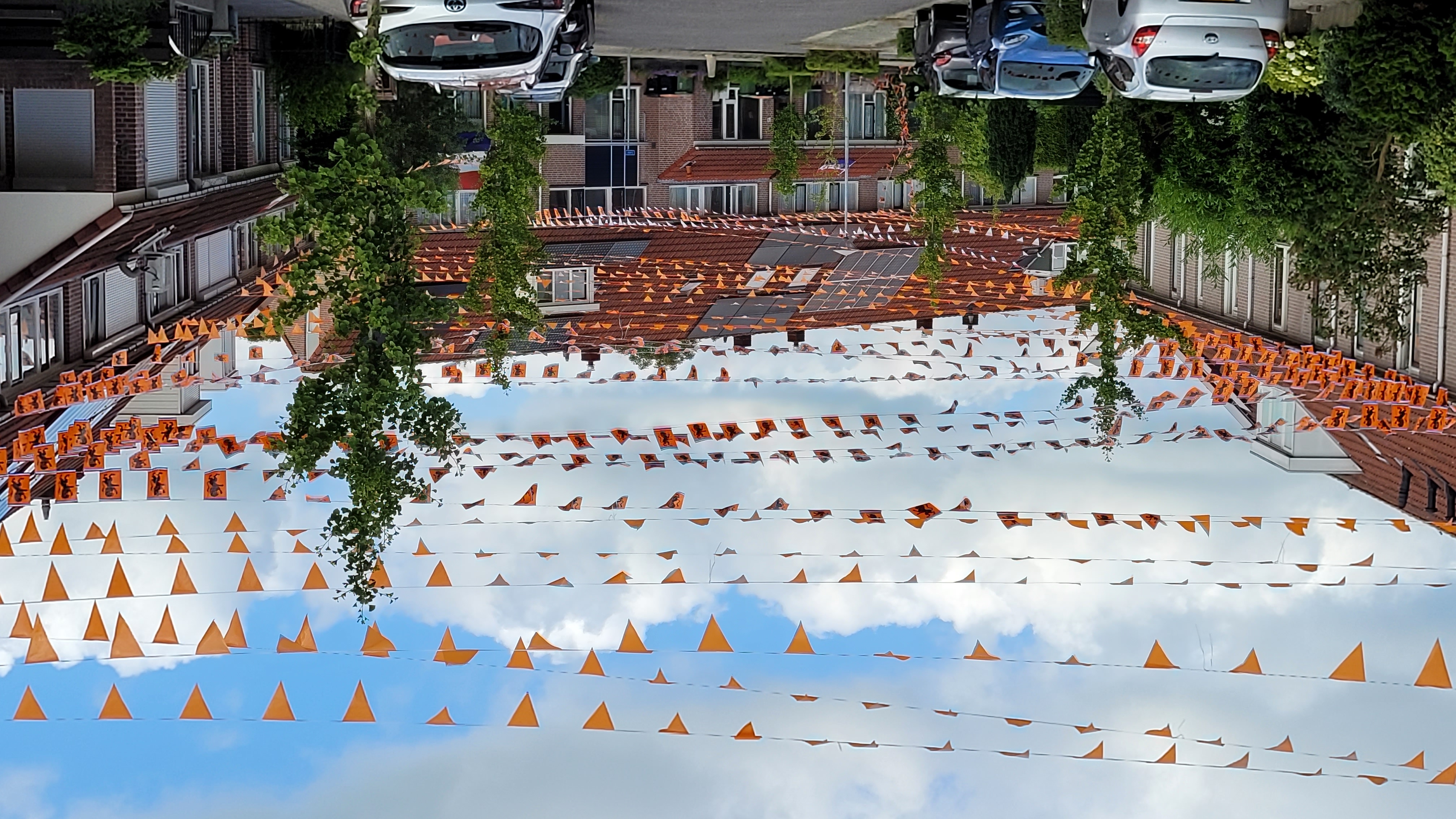 Heerlijk weer in aantocht tijdens Nederland-Oostenrijk. Foto: Joke Nijenhuis