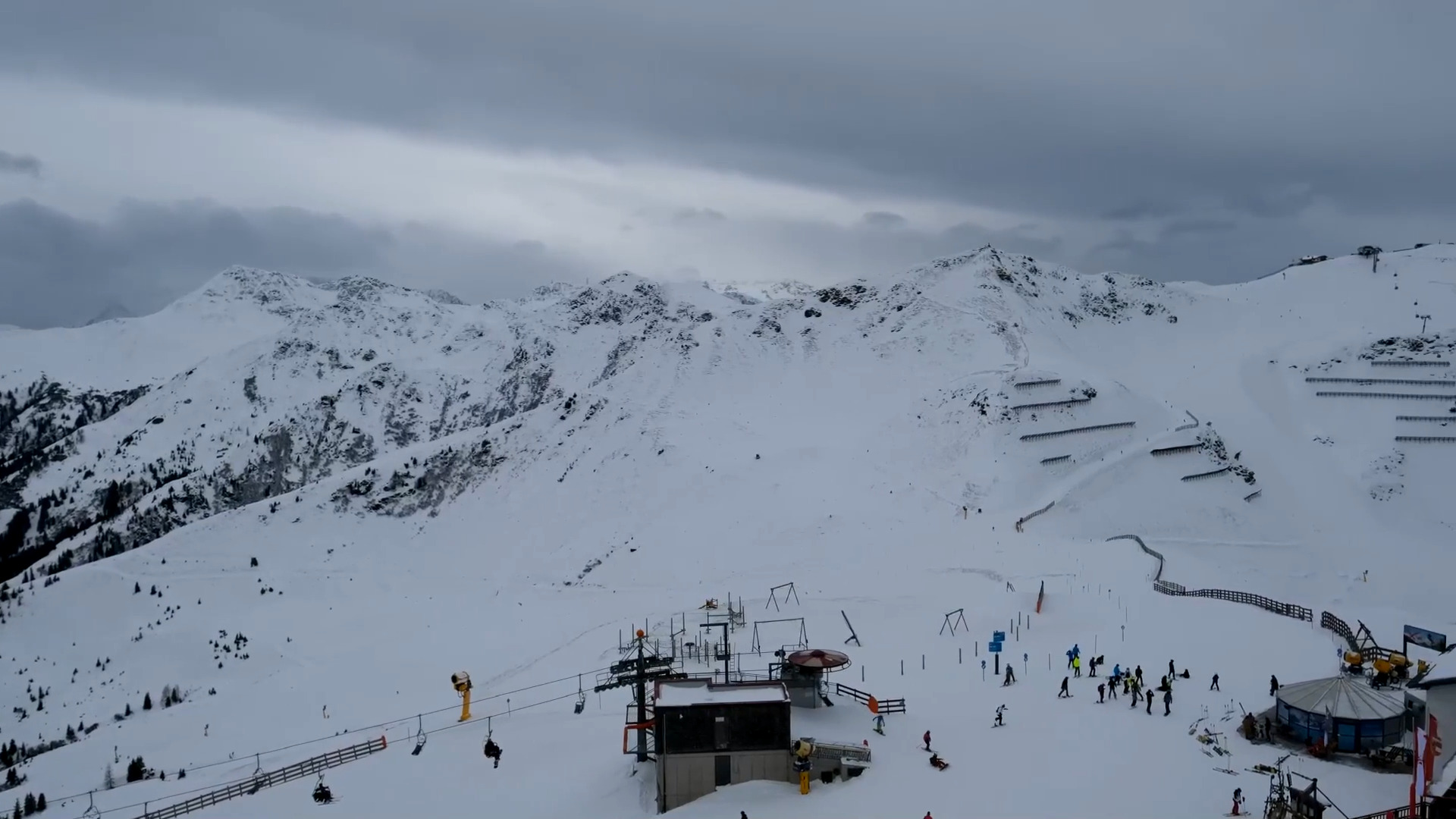Sneeuw in Saalbach. Beeld: Feratel