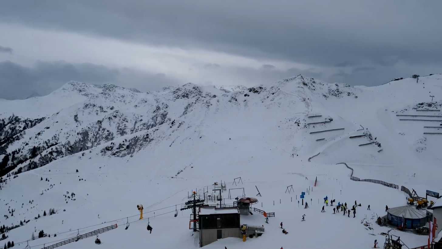Sneeuw in Saalbach. Beeld: Feratel