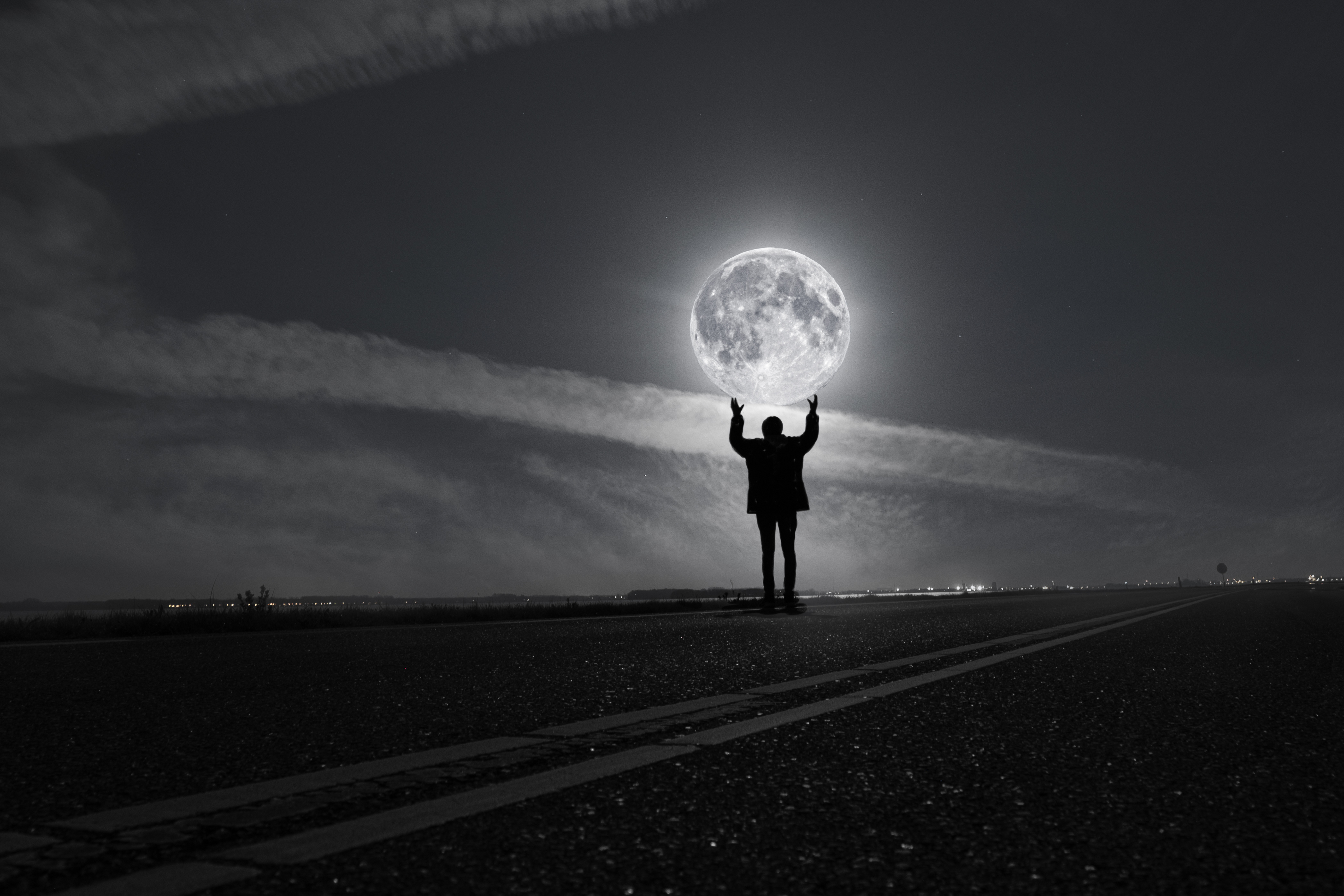 De supermaan is een fotogeniek verschijnsel! Foto: Angeline de Vogel