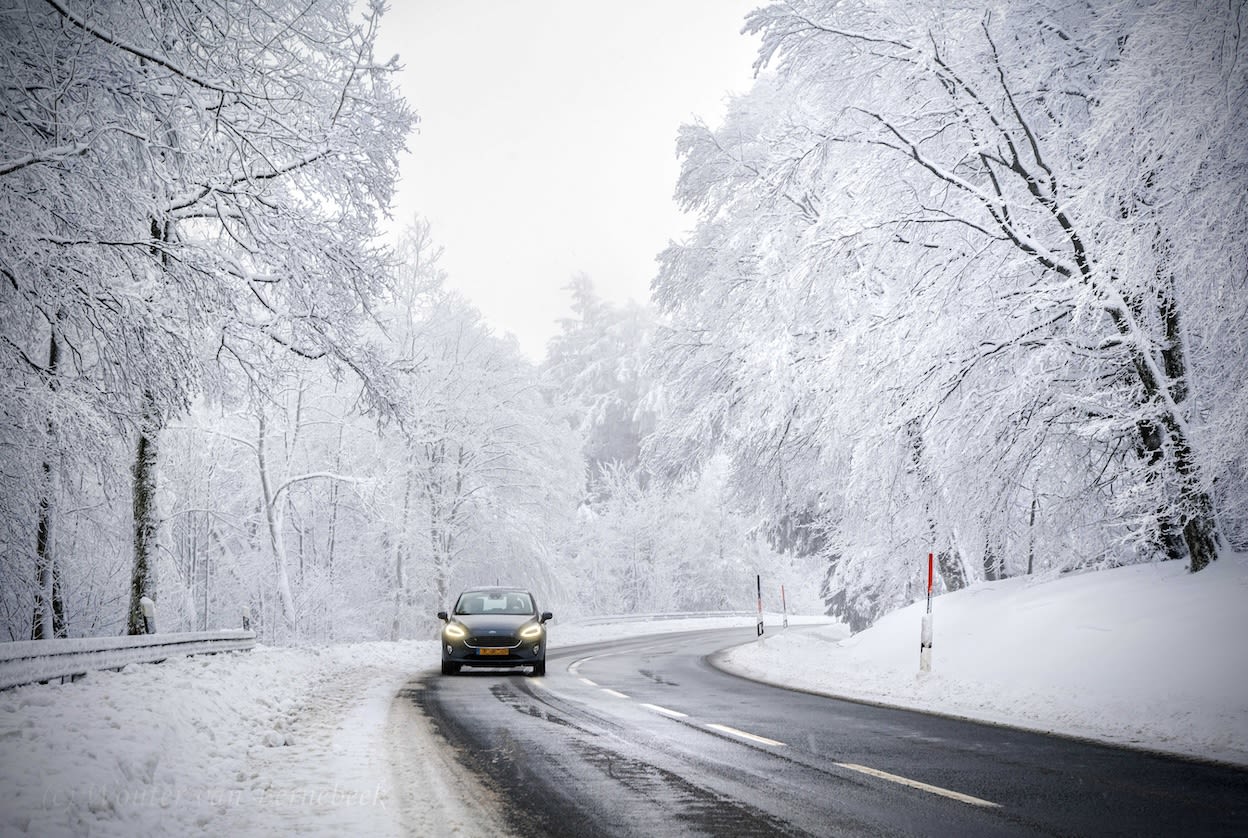 Sneeuw in het Sauerland. Foto: Wouter van Bernebeek