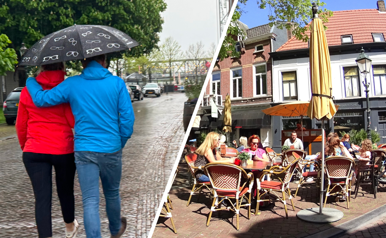 Maandverwachting mei meteovista. Foto: Jolanda Bakker (links) Paul Hermans (rechts)