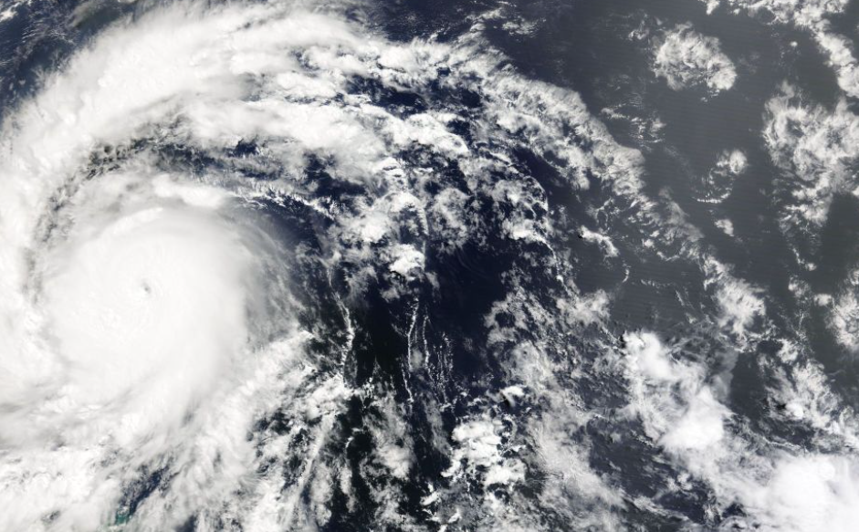 Orkaan Beryl nadert de bovenwindse eilanden. Beeld: NASA.