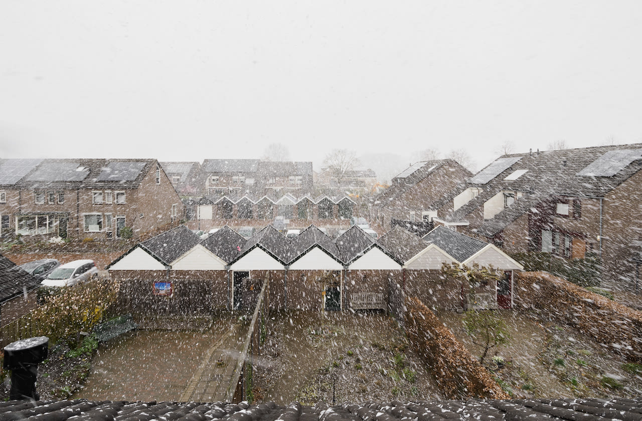 Bij sommige buien is kans op hagel of zelfs natte sneeuw! Foto: Jacob Doornheim