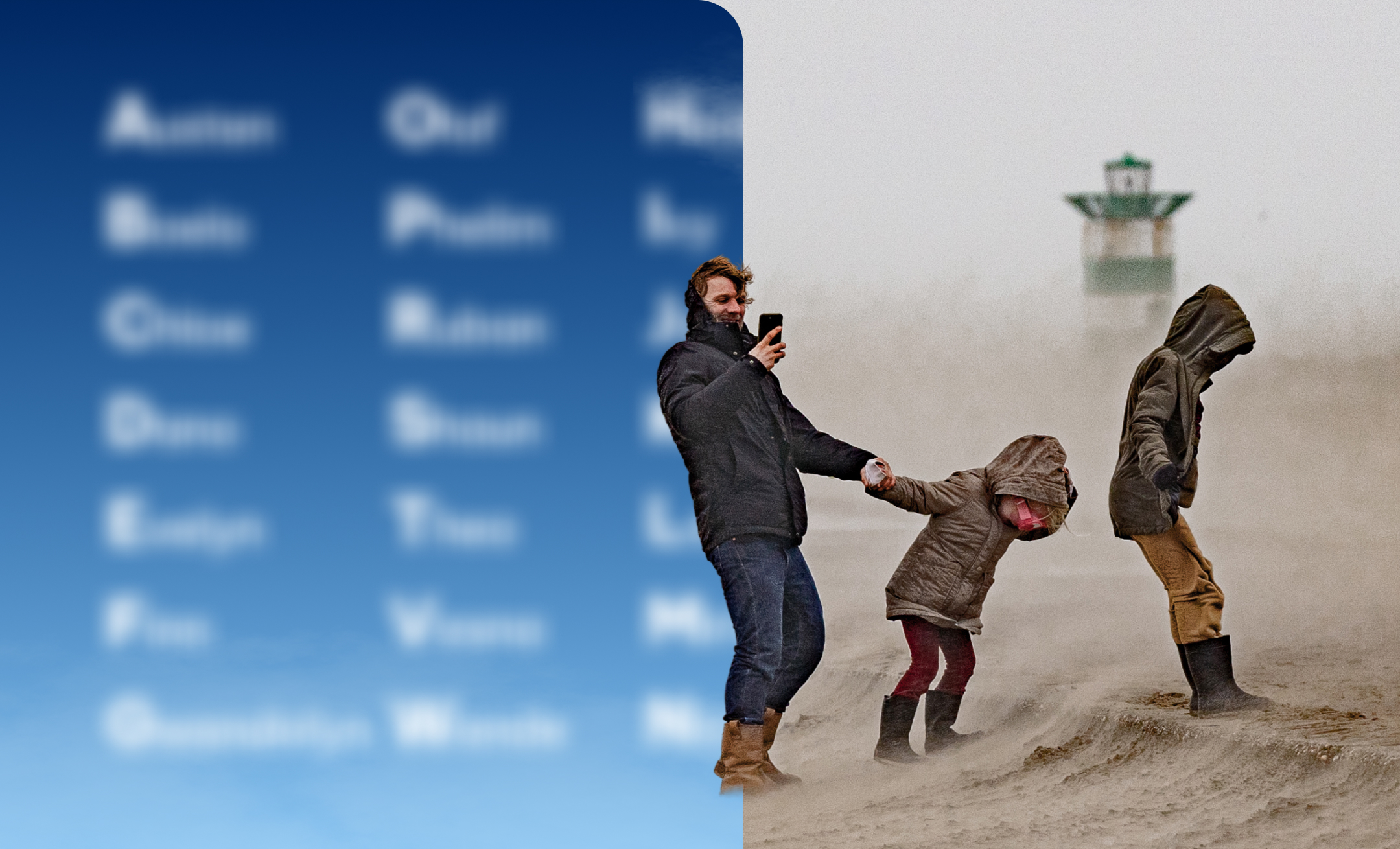 Dit zijn de stormnamen van seizoen 2026-2027