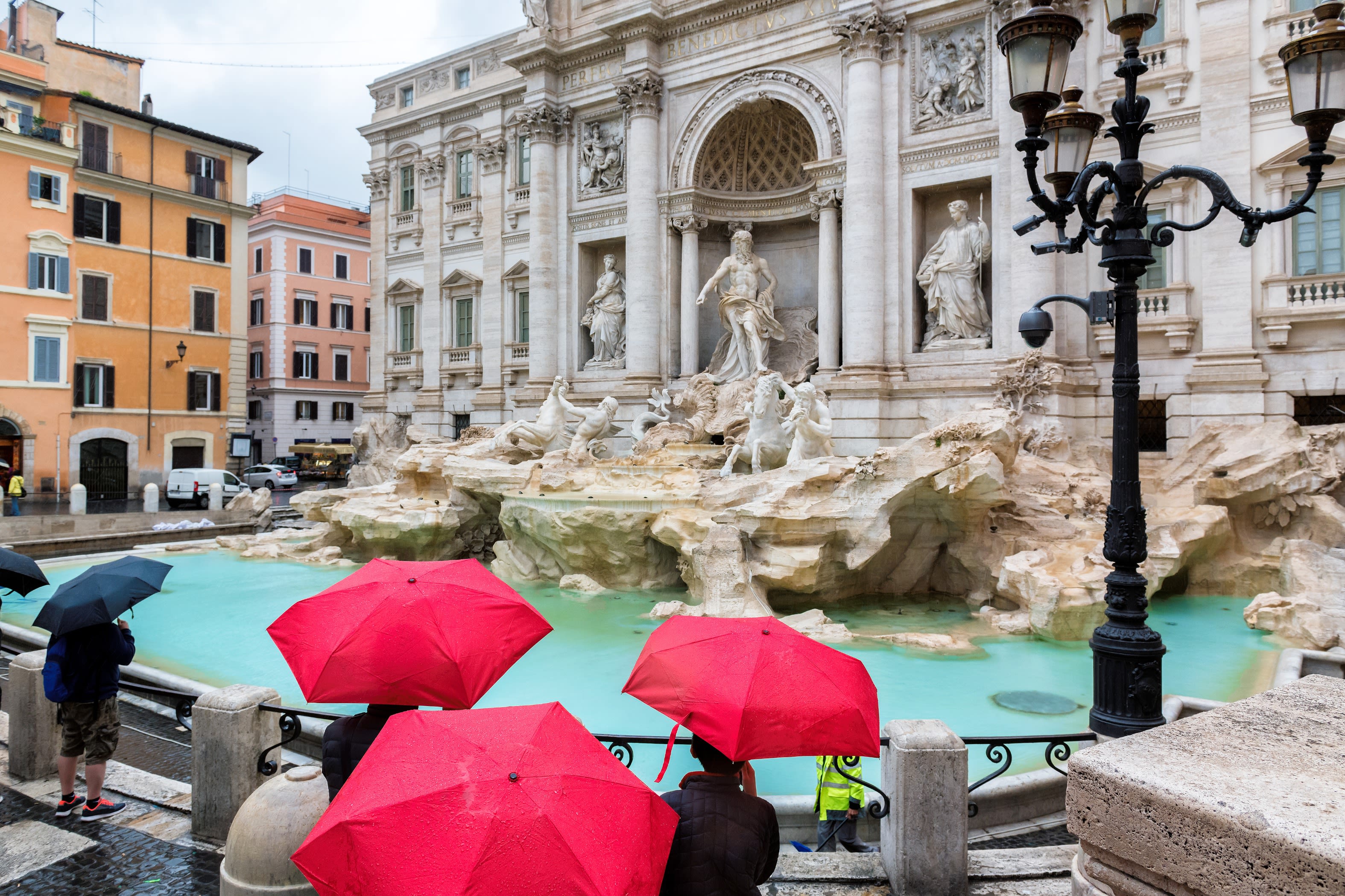 In Rome is volgende week af en toe de Paraplu nodig. Foto: Adobe Stock / lucky-photo