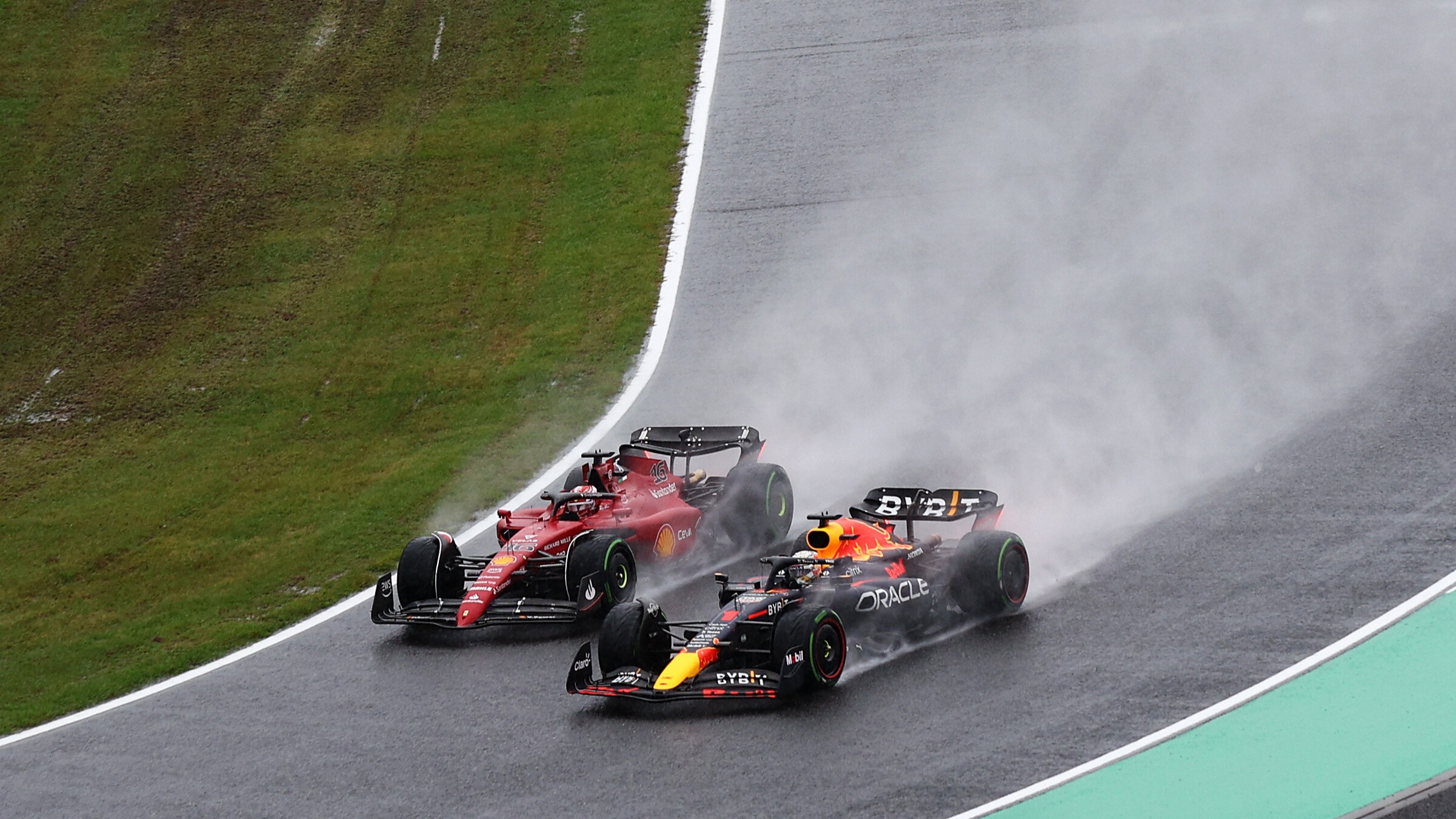 Regen tijdens GP Japan 2022. Foto: Getty Images / Red Bull Content Pool