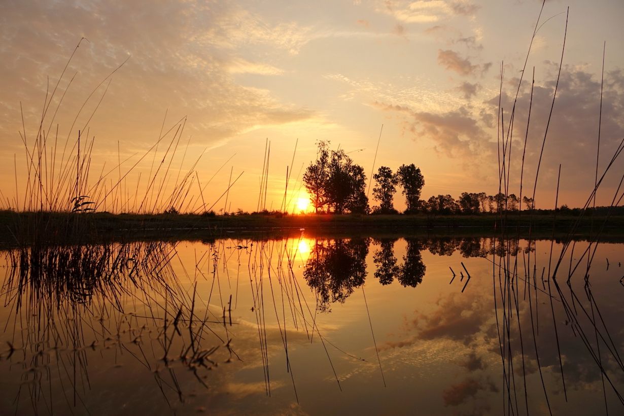 Fraaie zonsopkomst eerder deze week. Foto: Ben Saanen