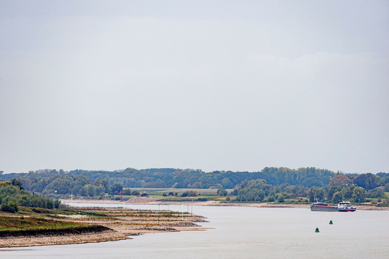 Neerslag op komst, maar nog steeds lage afvoer in Maas en Rijn