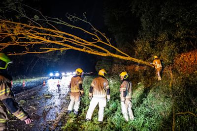 Storm Boelo zorgt op verschillende plekken voor overlast
