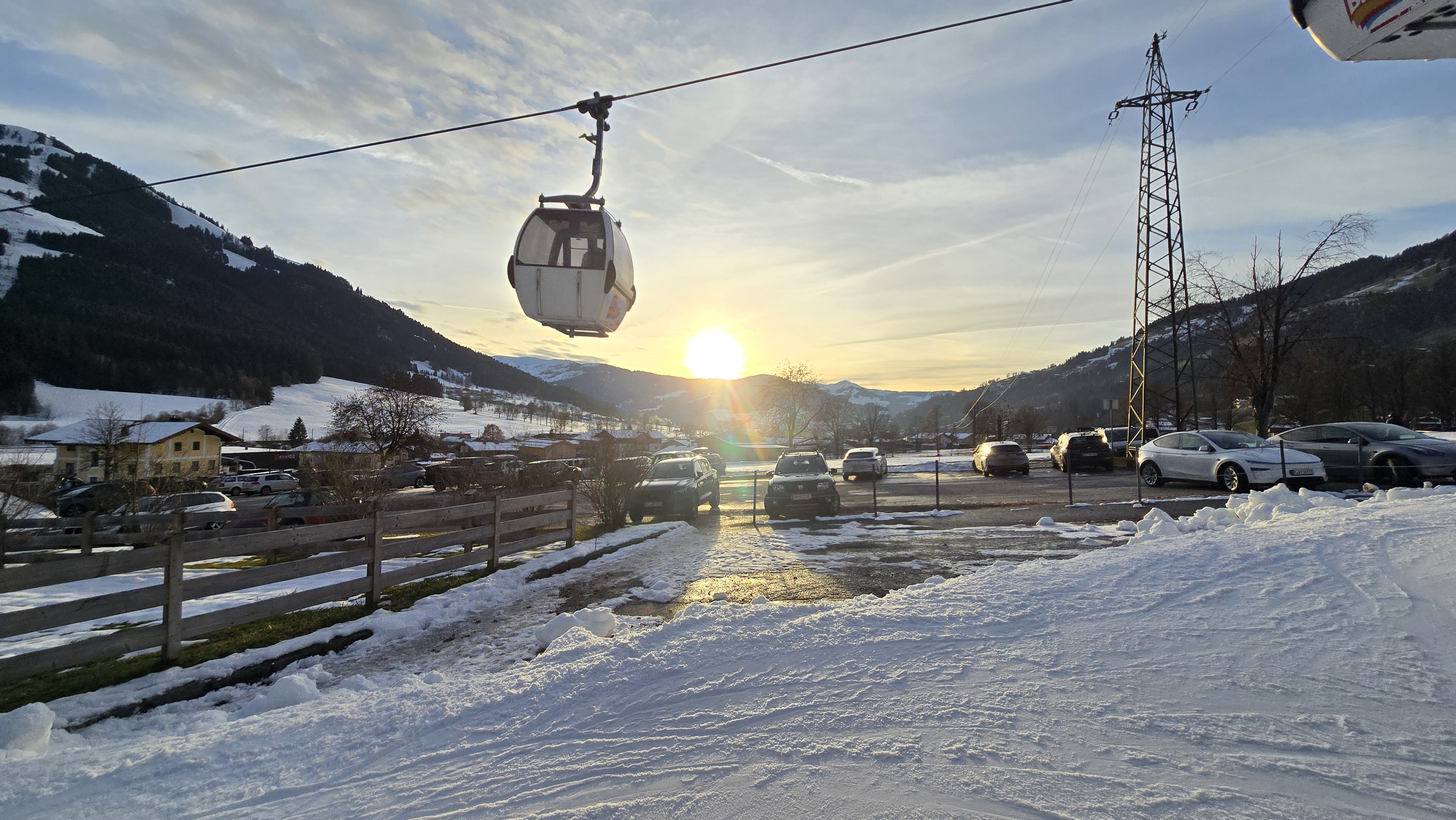 Wintersport: zonnig maar wel erg warm