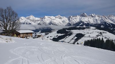 Veel sneeuw in de Alpen