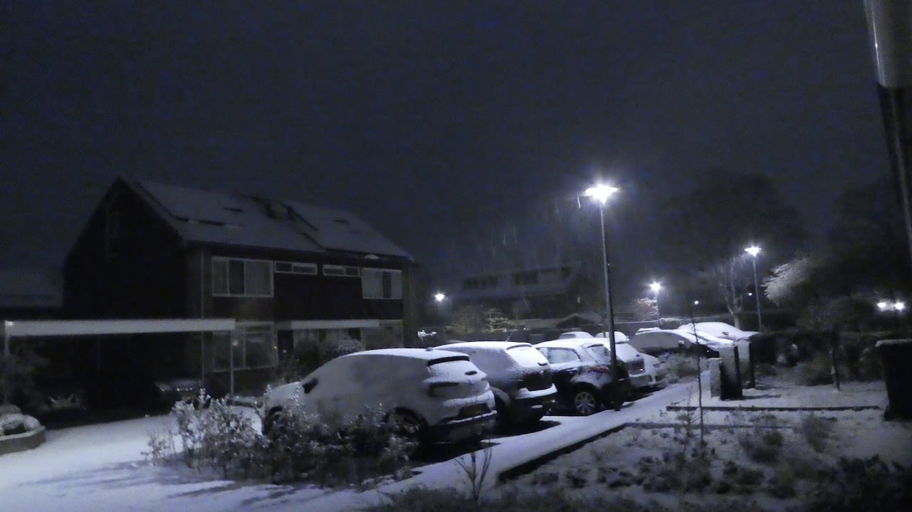 Sneeuw in Winterswijk. Foto: Willy Bonnink-Naves. 