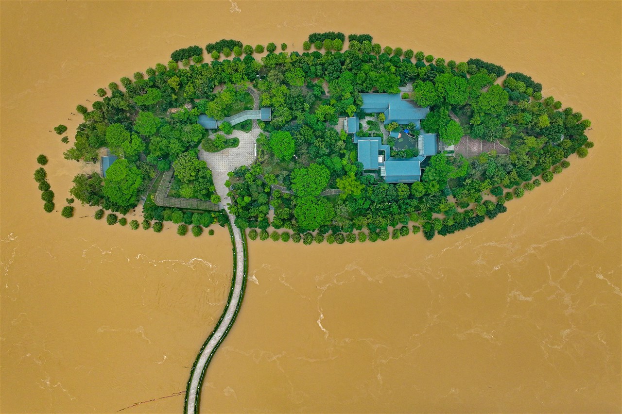 Overstromingen in Guangdong, Zuid-China, april 2024. Foto via ANP / AFP/STR