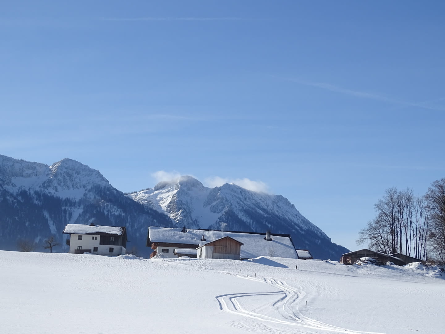 Vooral zaterdag schijnt geregeld de zon en is het aangenaam wintersportweer. Foto: Corry van Daalen