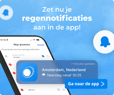 Weeronline - Regen notificaties