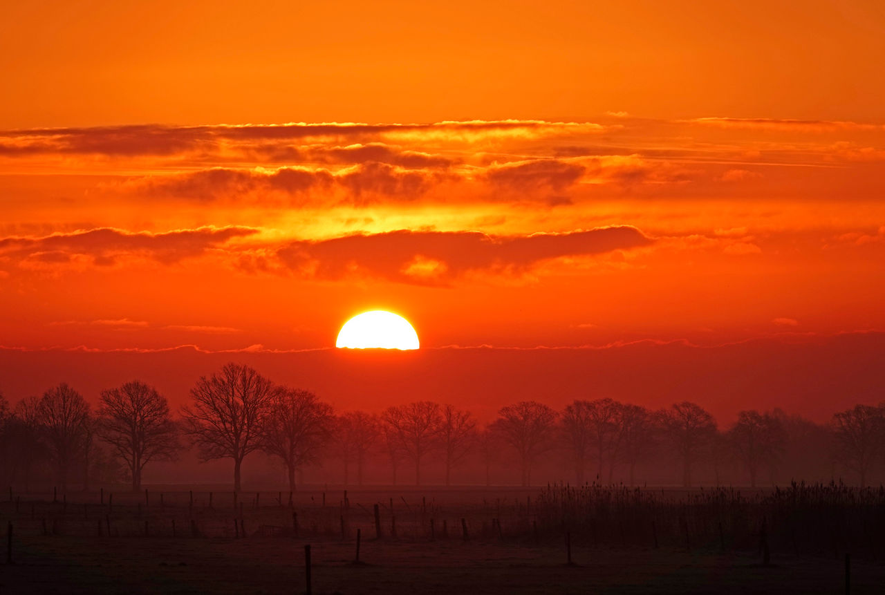 zonsondergang zon drone