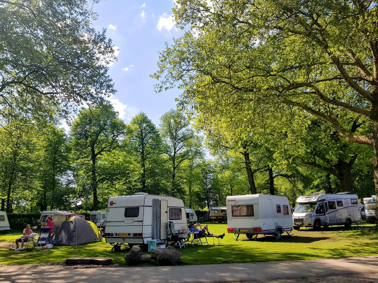 Nog even genieten op de camping vandaag. Foto: Marianne Steenbergen.