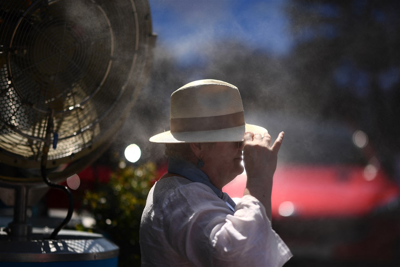 Hitte in Sydney. Foto: ANP / Jewel Samad / AFP