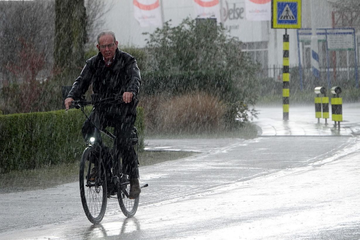 Vaak kwam het deze maand tot regen. Foto: Ben Saanen
