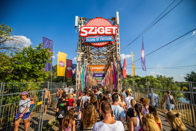 Tropische hitte tijdens Sziget