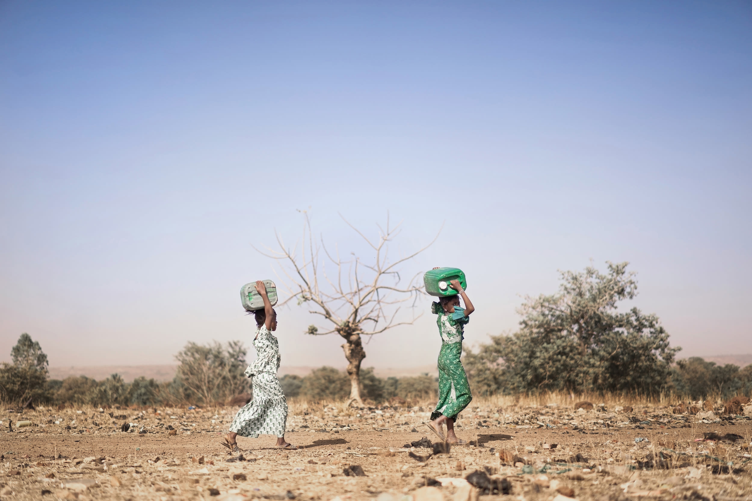 Watertekorten en droogte in Ethiopië