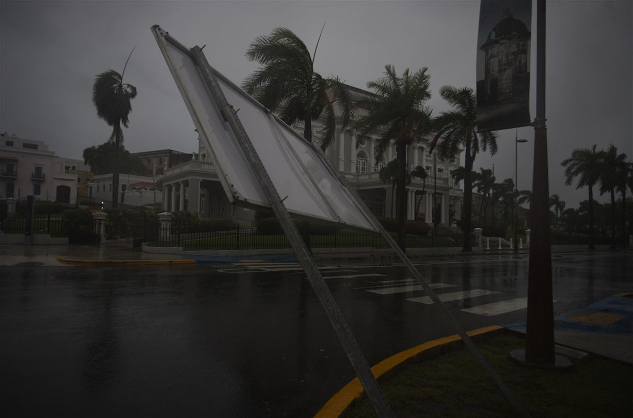Orkaan Fiona in Puerto Rico. Foto: ANP EPA/Thais Llorca
