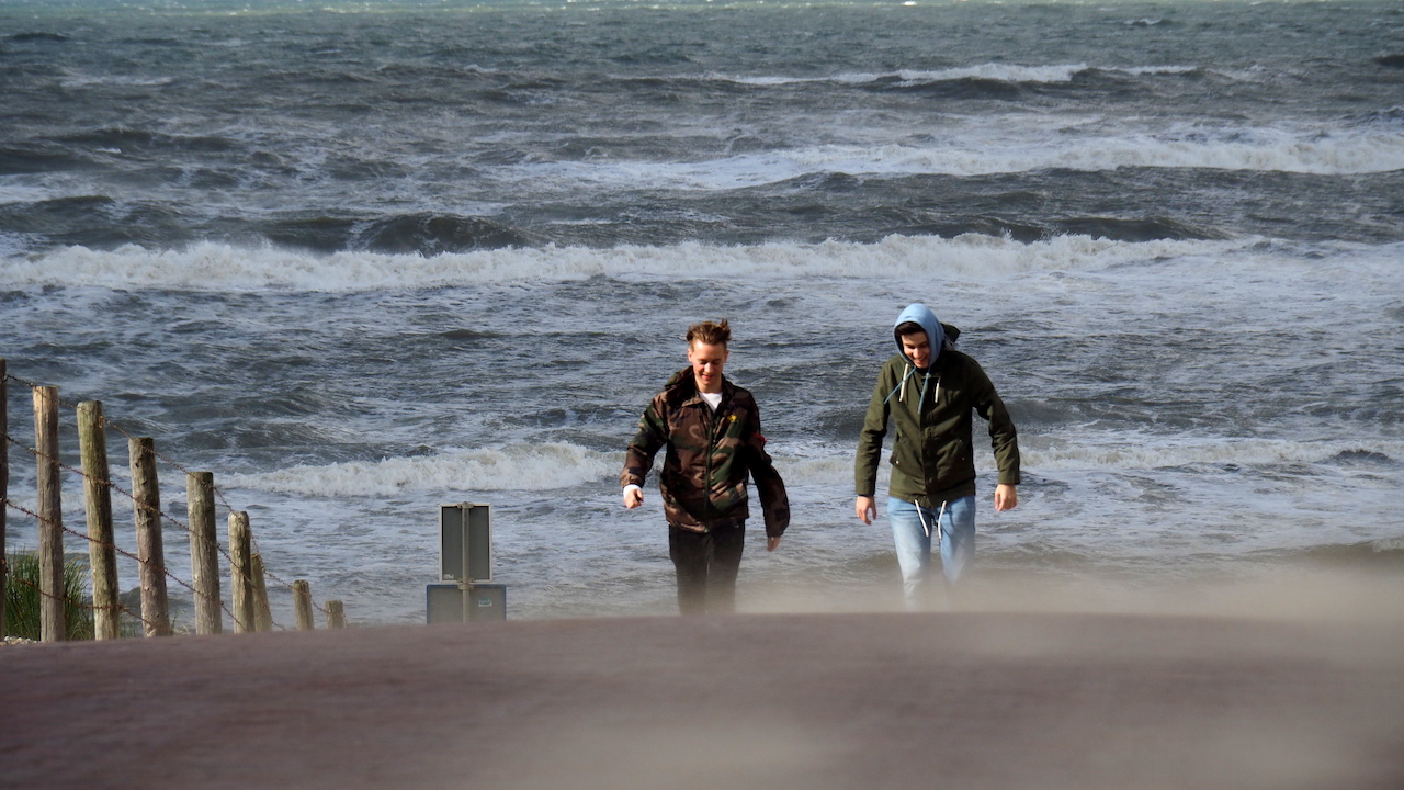 De wind neemt merkbaar in kracht toe. Foto: Nellie Bartels