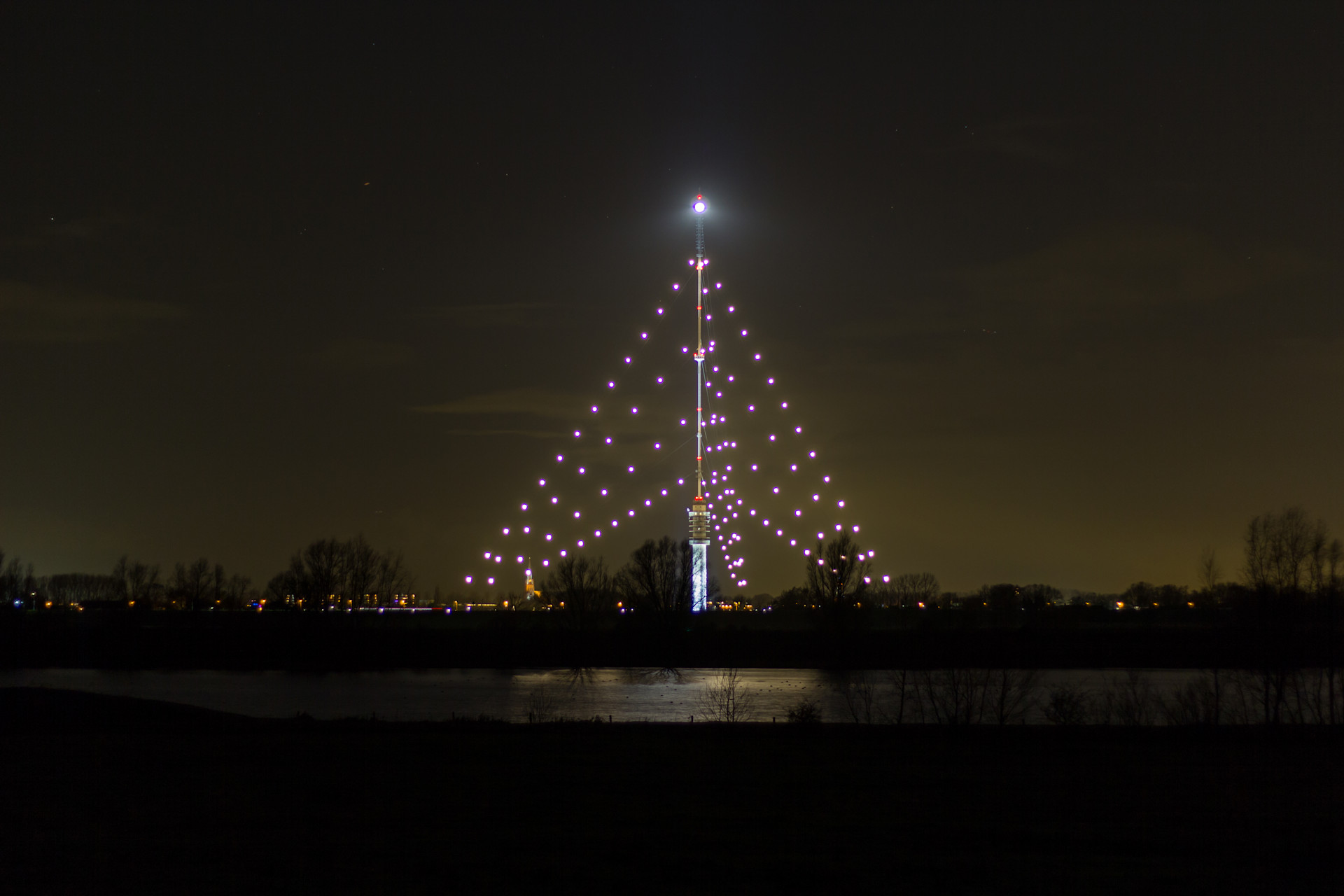 De grootste kerstboom van de wereld. Foto: Marco Verhoef