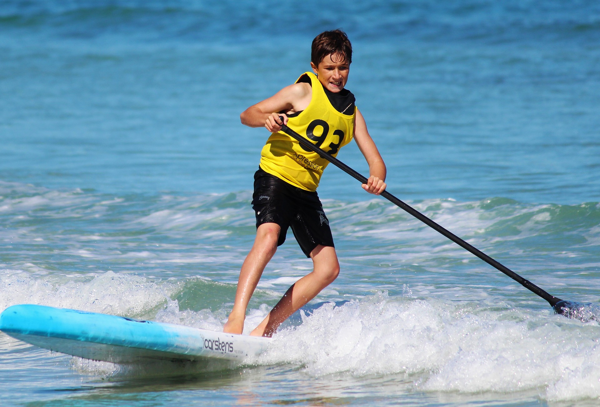 standup paddle boarden - beeld pixabay