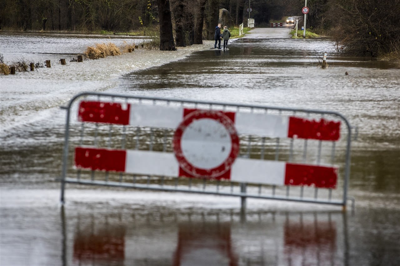 Hoogwater in De Dinkel. Foto: ANP / Vincent Jannink