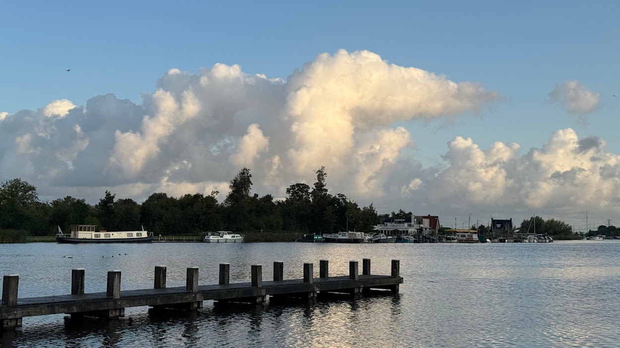 Cumulus et soleil. Photo : Jolanda Bakker