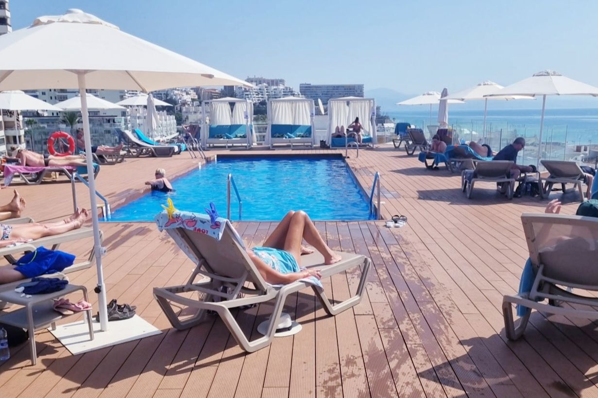 Hitte tijdens vakantie in Spanje. Foto: Marianne Steenbergen