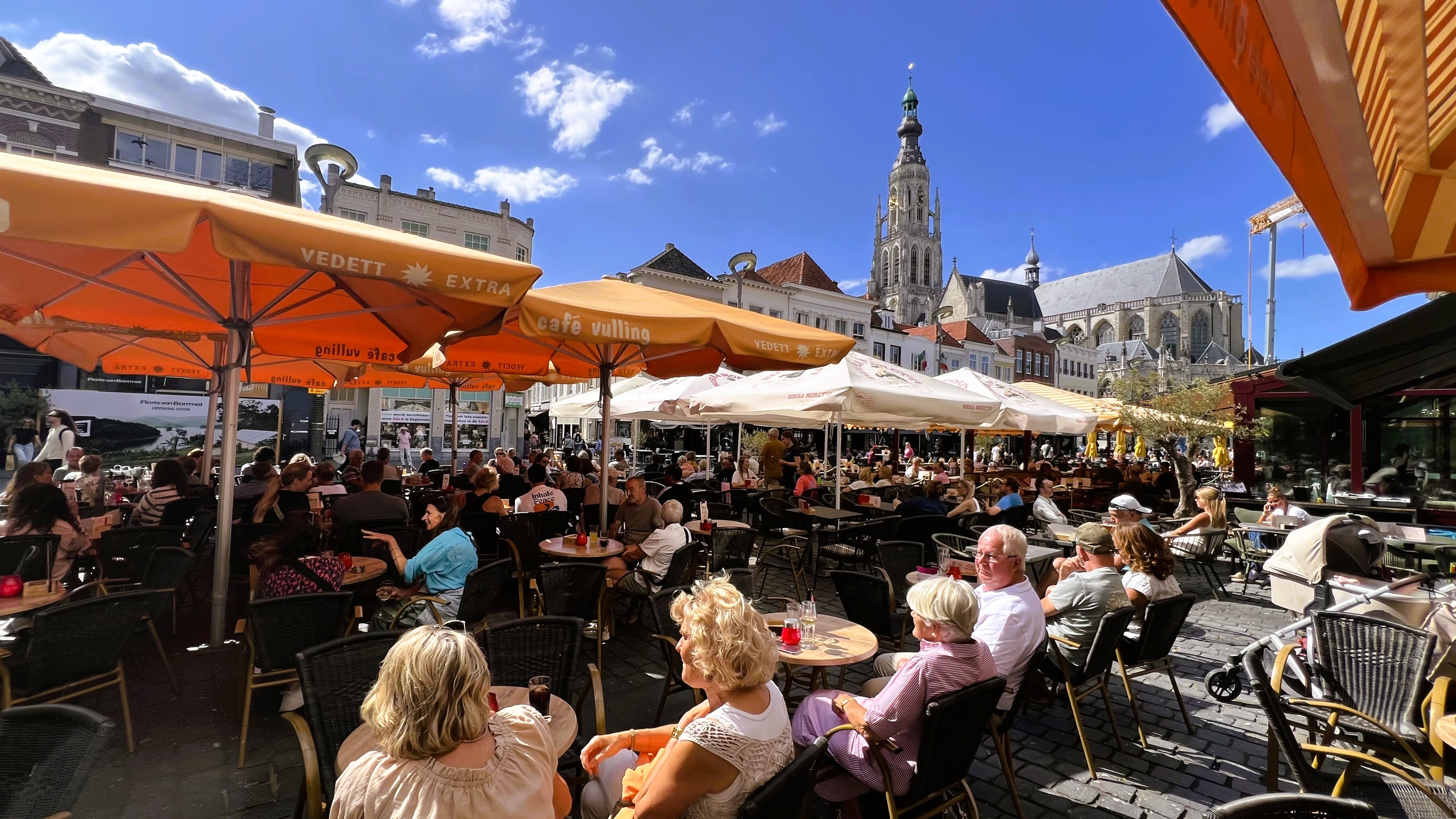 Zondag wordt het heerlijk terrasweer. Foto: Henk Voermans