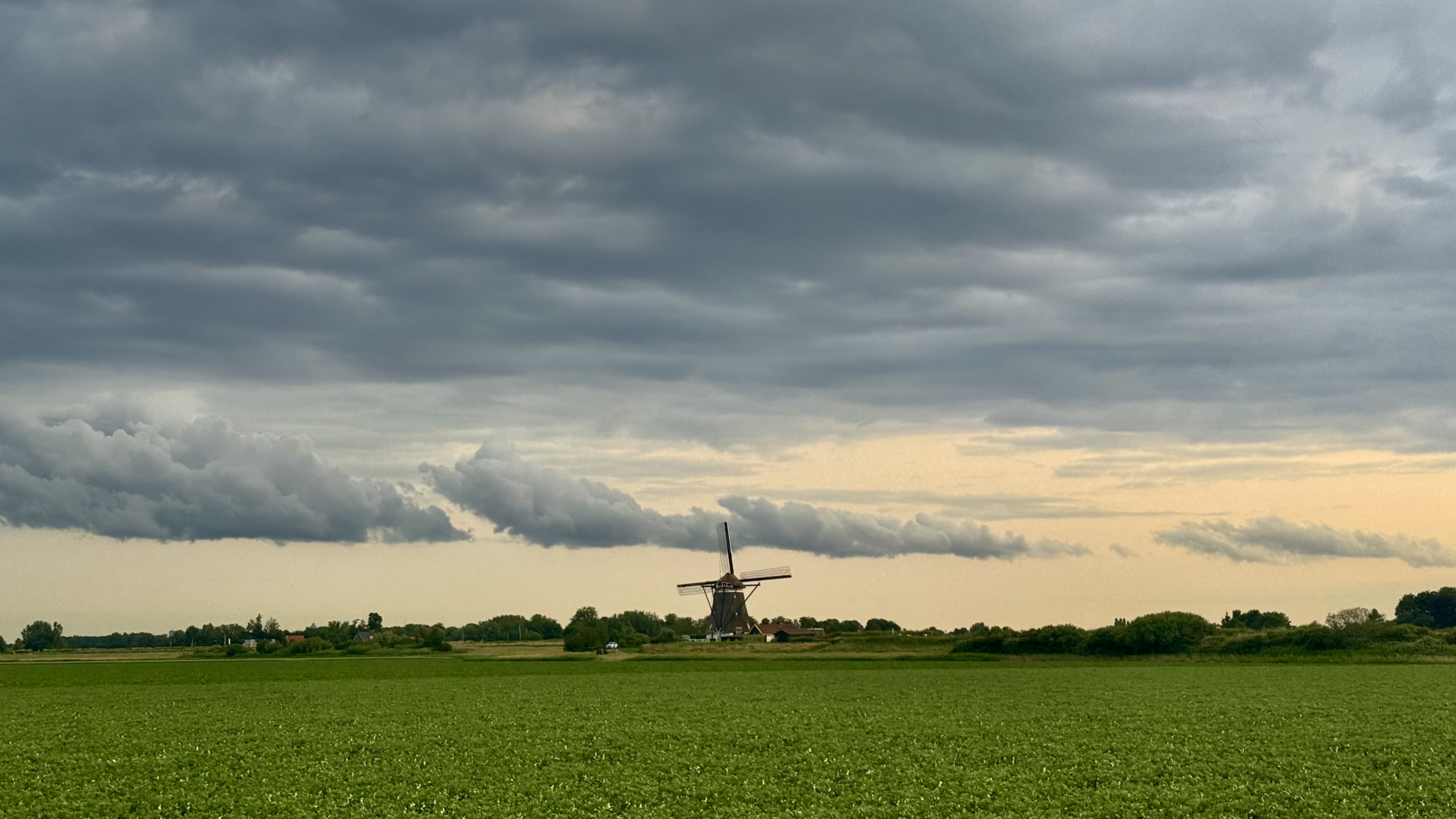 Het tropische weer maakt tijdelijk plaats voor meer wisselvalligheid. Foto: Jolanda Bakker.