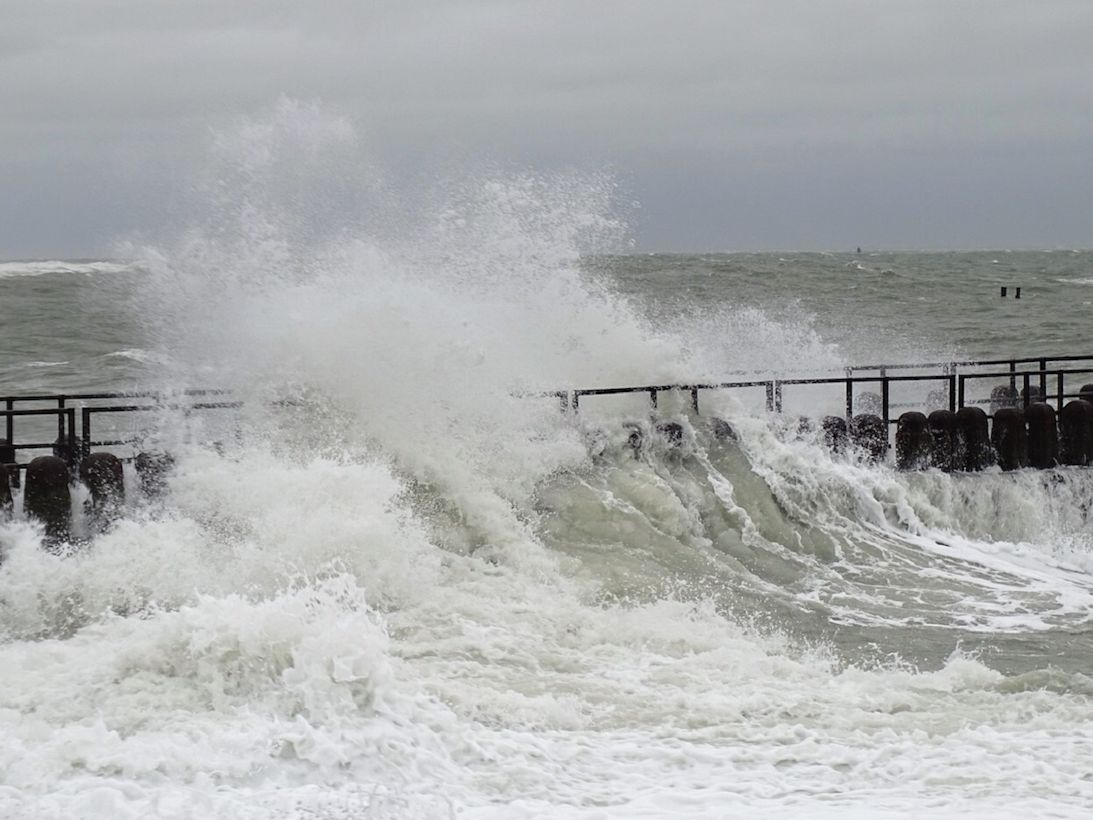 Het kwam in Vlissingen tot een officiële storm. Foto: Hanneke Lucasse