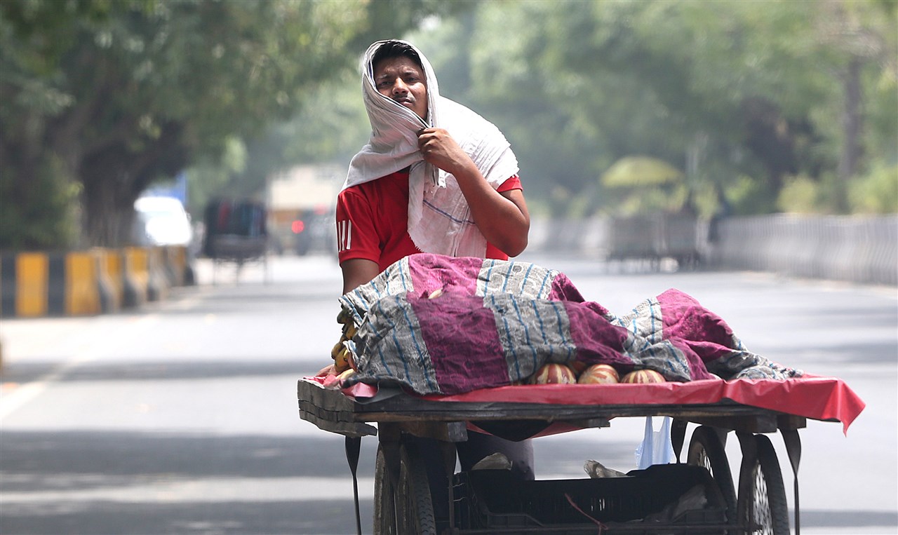 Extreme hitte in delen van India. Foto: ANP/EPA/HARISH TYAGI
