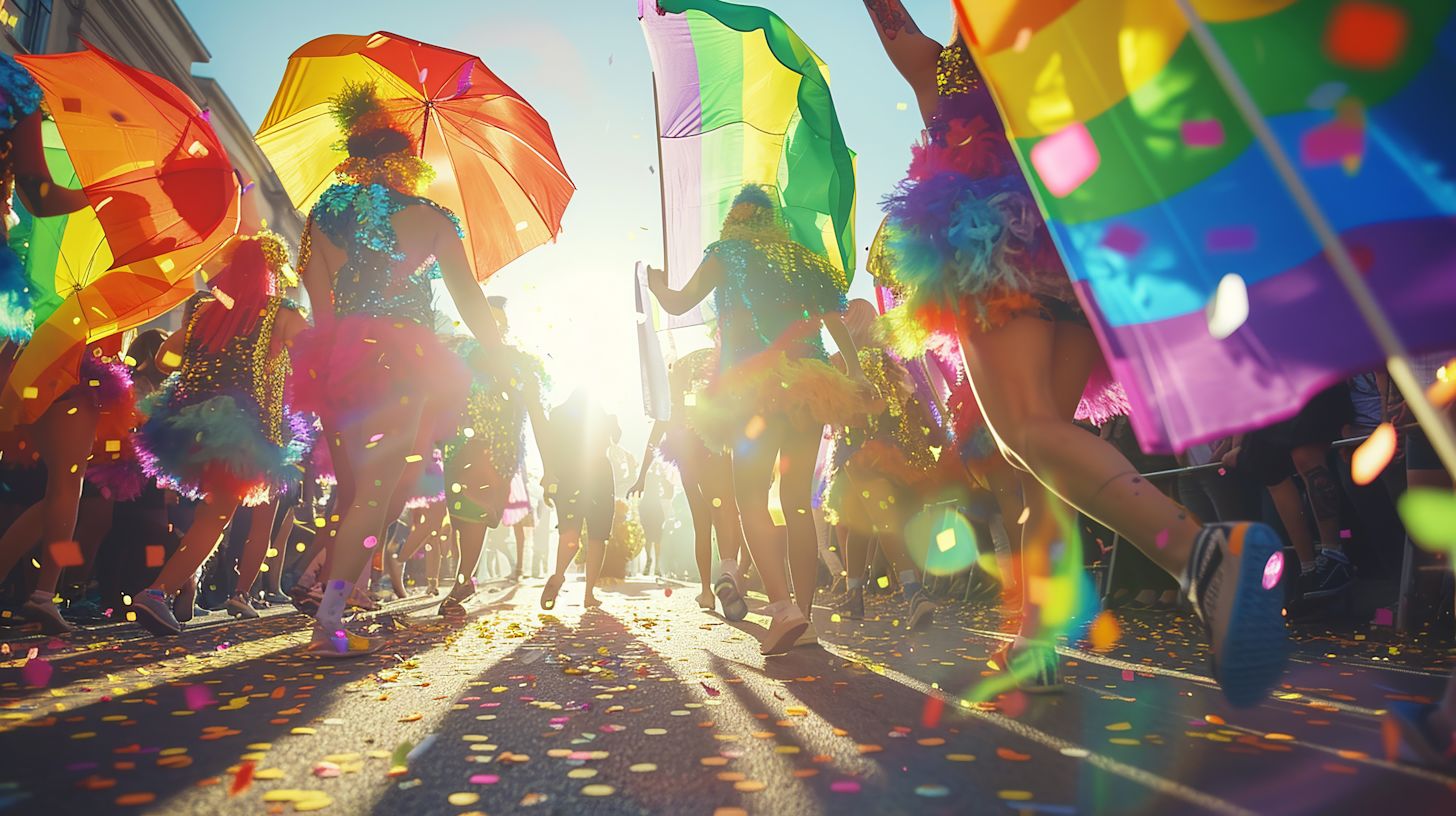 Bij de Pride breekt tijdens droge perioden regelmatig de zon door. Foto: AdobeStock / Vladimir