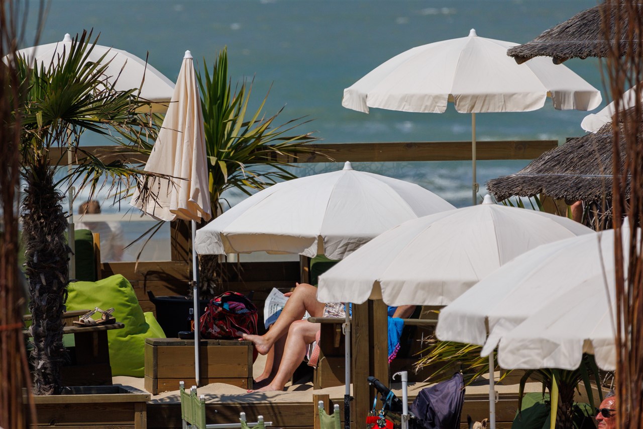 Hitte in België. Foto: ANP/EPA/OLIVIER MATTHYS