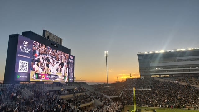 In Indiana waren ook spectaculaire zonsondergangen te zien. In combinatie met echte 'American Football' was dit zeker een goede herinnering. Foto: Vera Buis.
