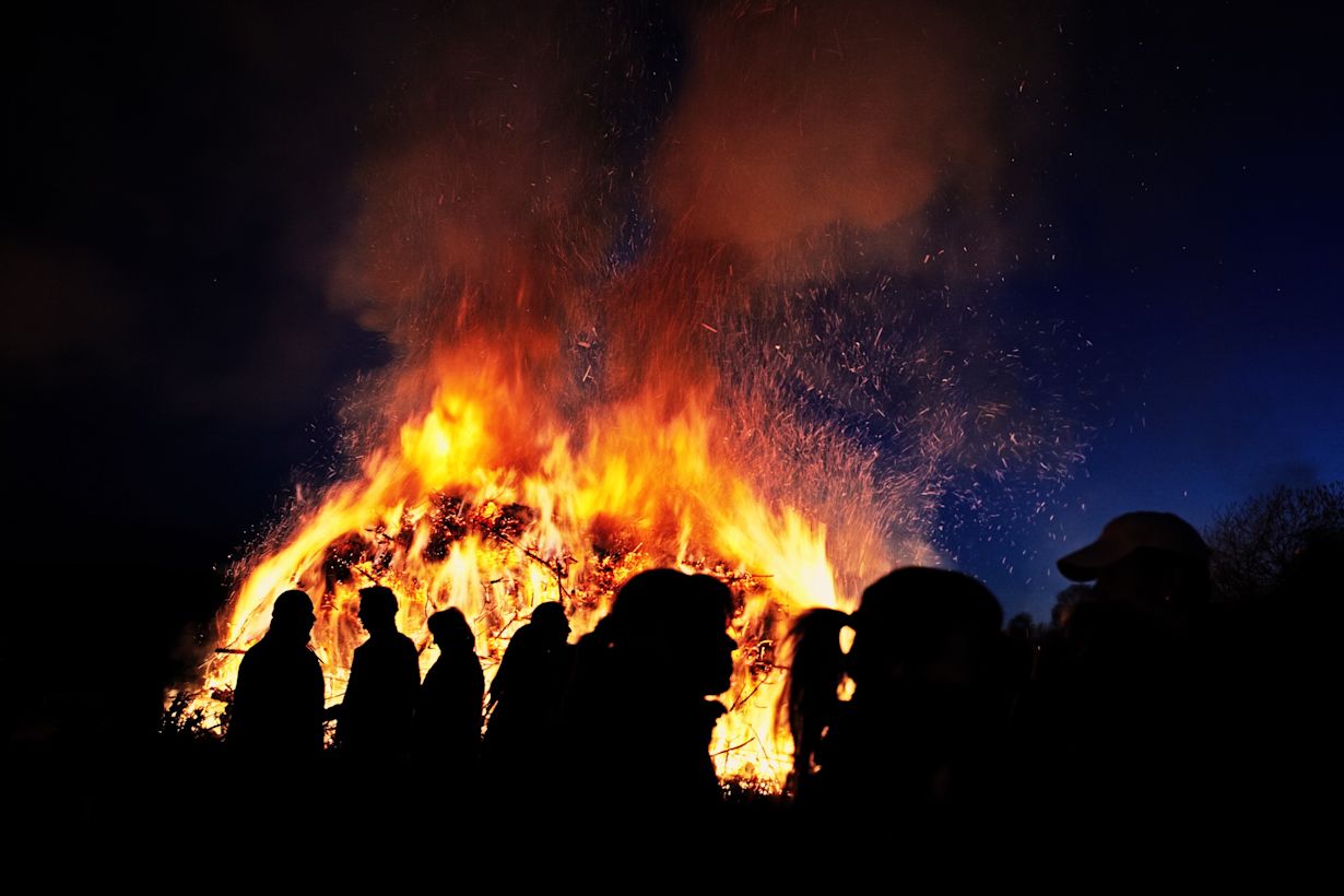 Paasvuur in Duitsland. Foto: Adobe Stock / Ingo Bartussek
