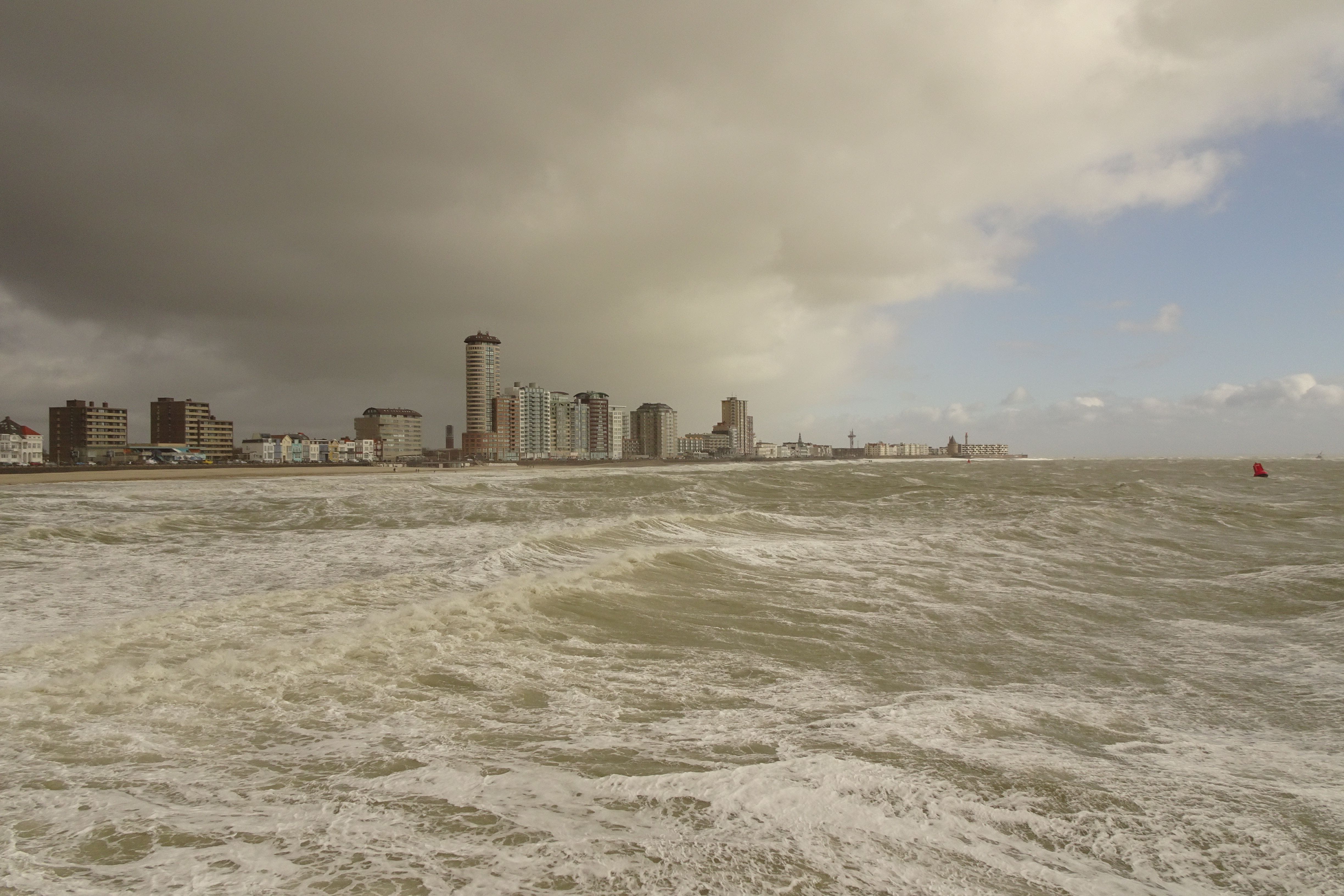 Buienlijn over Vlissingen. Foto: Erik Jan Brans