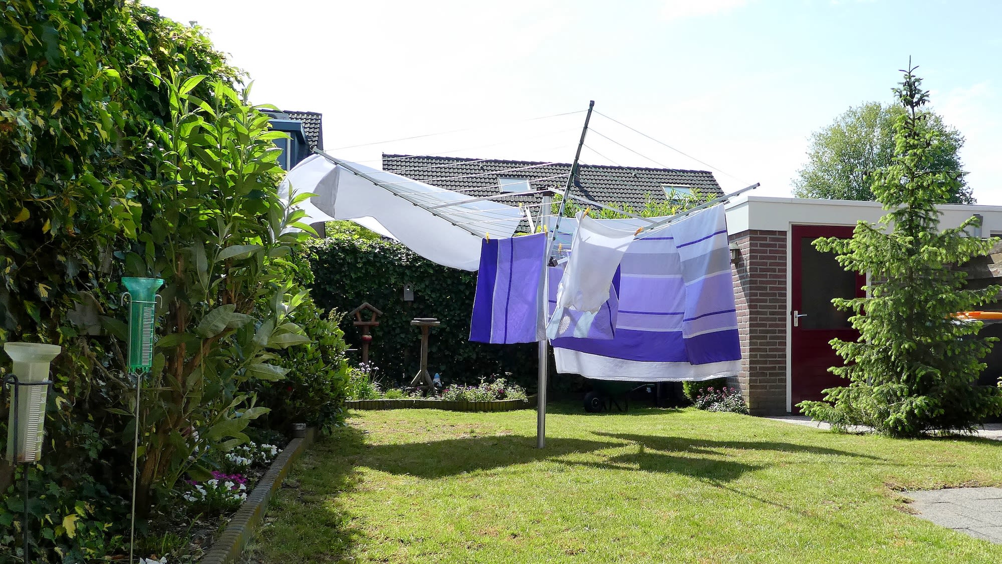 Buiten de was drogen. Foto: Willy Bonnink-Naves
