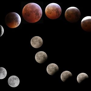 Hoe ontstaat een maansverduistering?