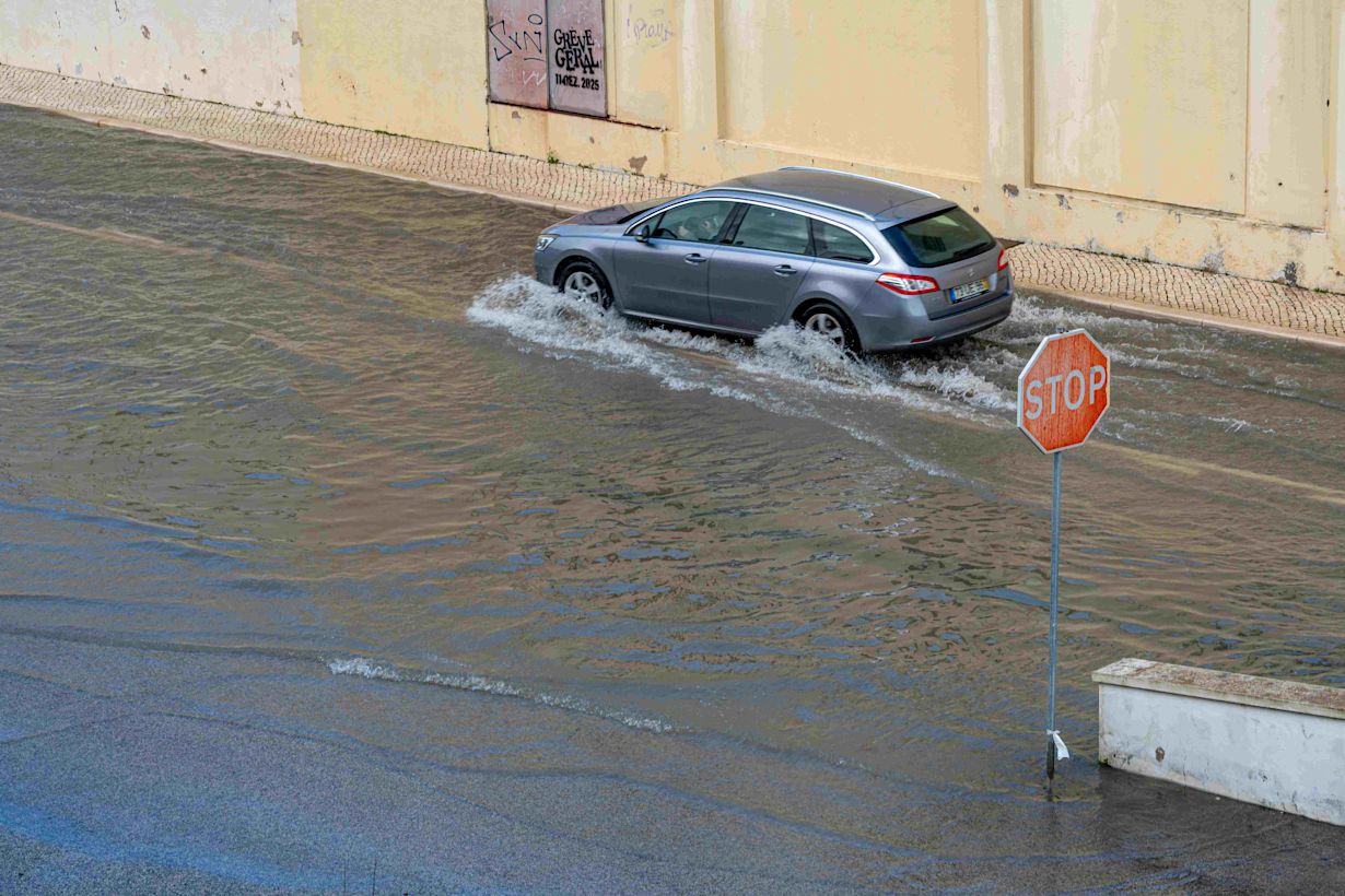 Wateroverlast in Portugal. Foto: Pedro Emanuel/Adobe Stock
