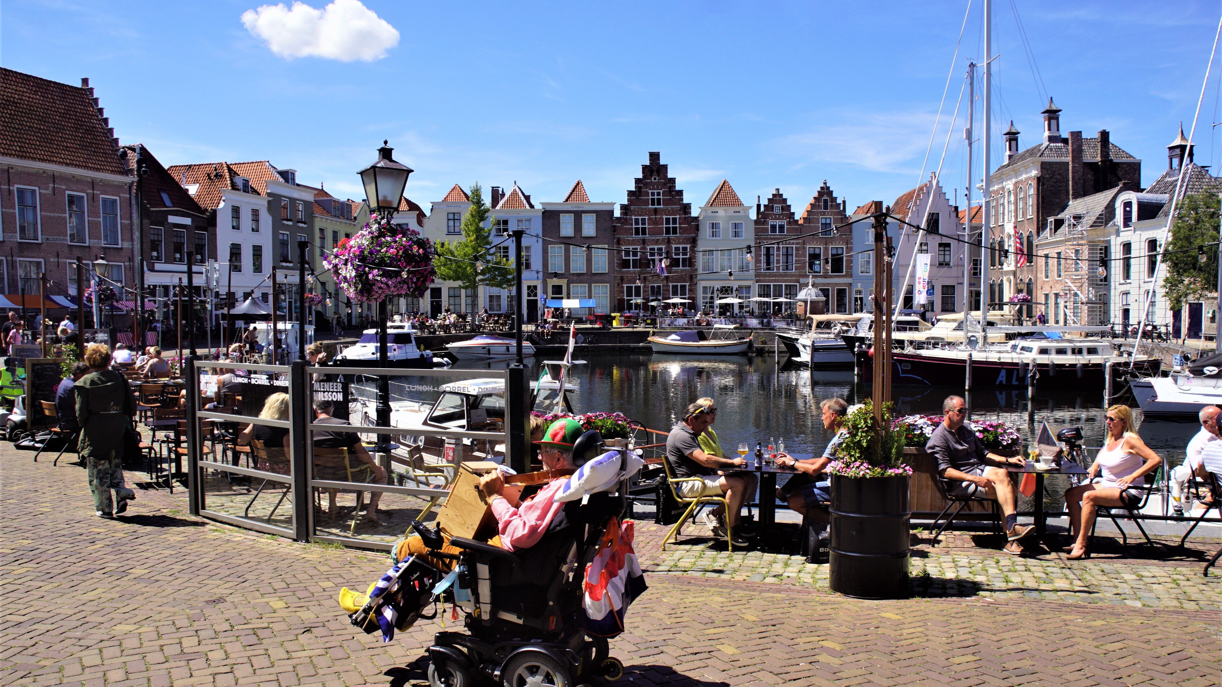 Zonnig zomerweer. Foto: Piet Grim