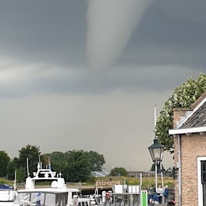 Een tot drie tornado’s per jaar in Nederland