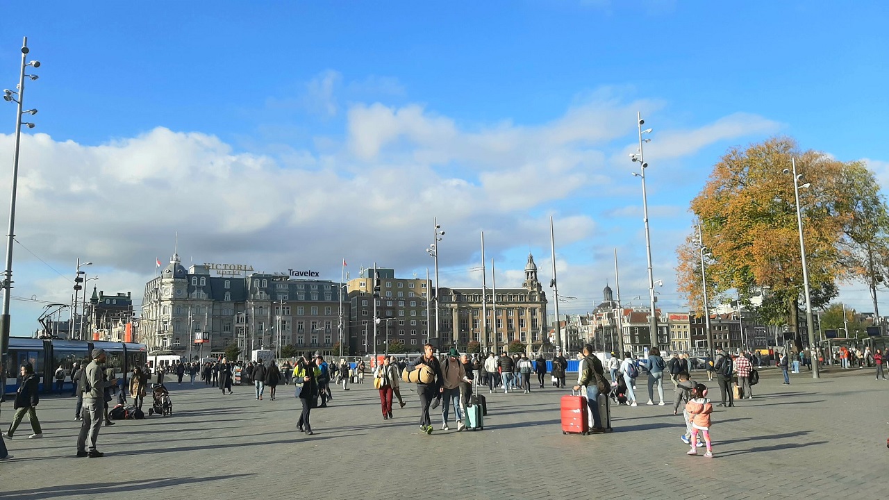 De herfst verloopt tot dusver zonnig. foto: Ab Donker