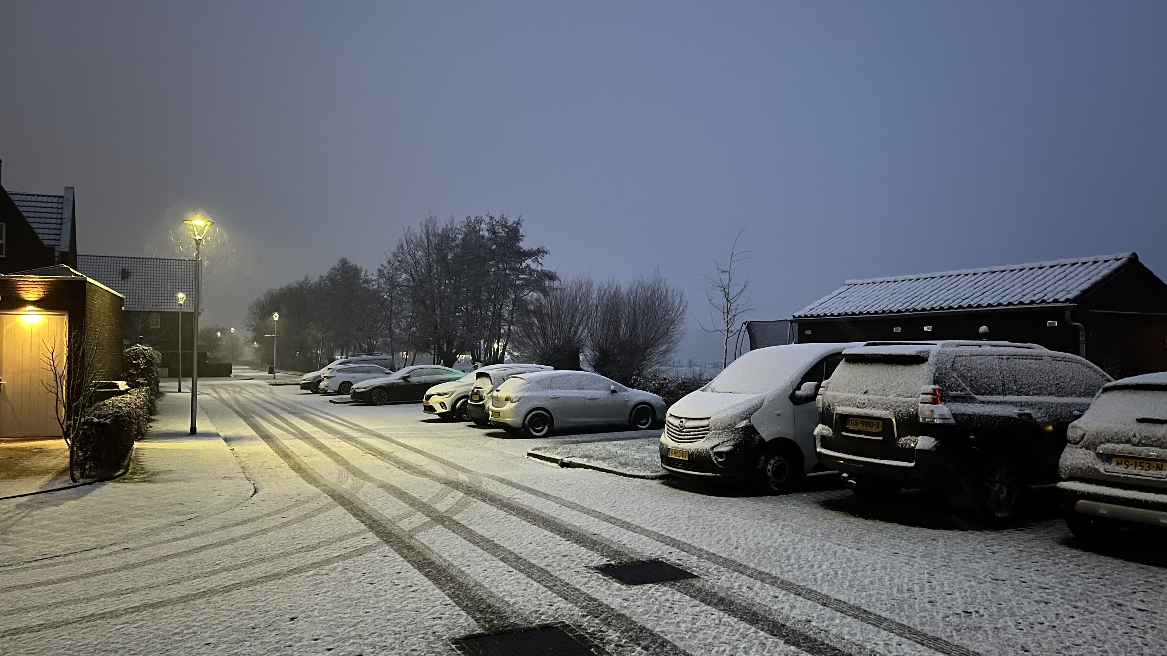 Sneeuw in Woudenberg. Foto: Jaco van Wezel