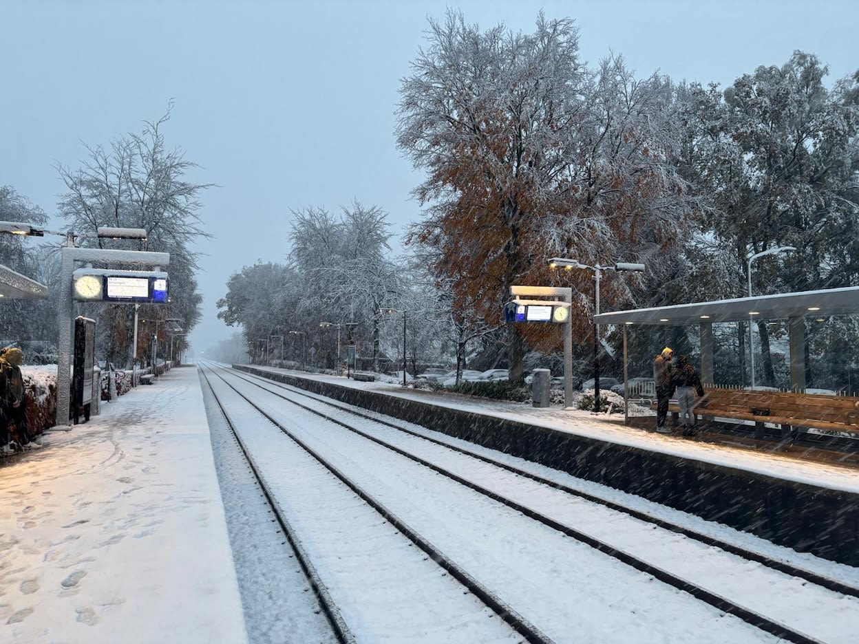 Sneeuwval in Groningen. Foto: Fabienne Lafeber.